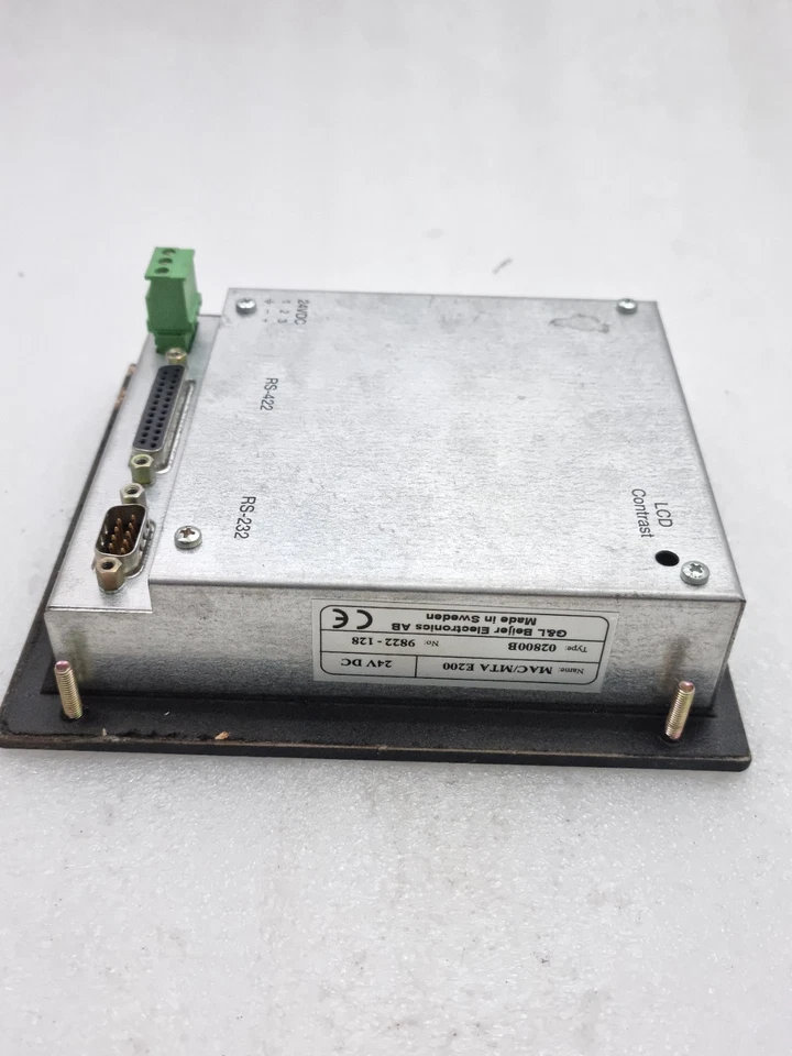 G&L Beijer Electronics MAC/MTA E200 24VDC Operator Interface (Button Not Work)